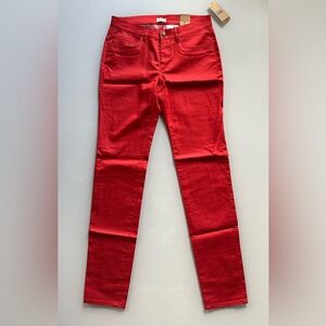 Daniel Cremieux Women's Red Straight Leg Pants